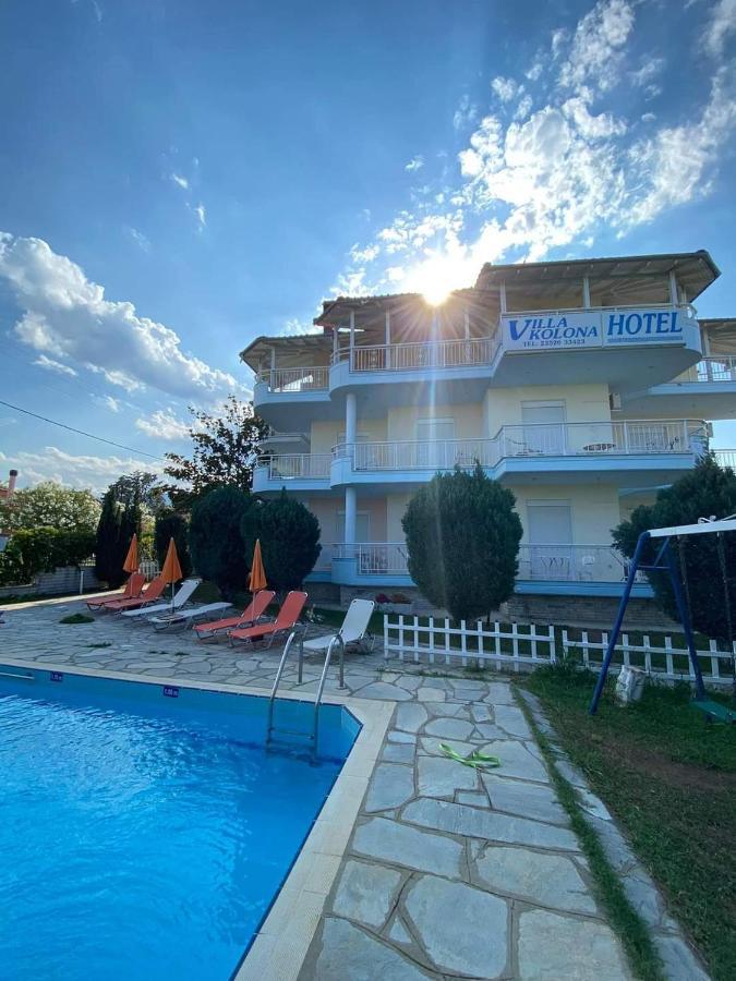 Villa Kolona Leptokaryá Exterior foto